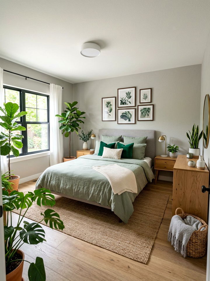 Gray And Green Bedroom - 30 modern gray bedroom ideas
