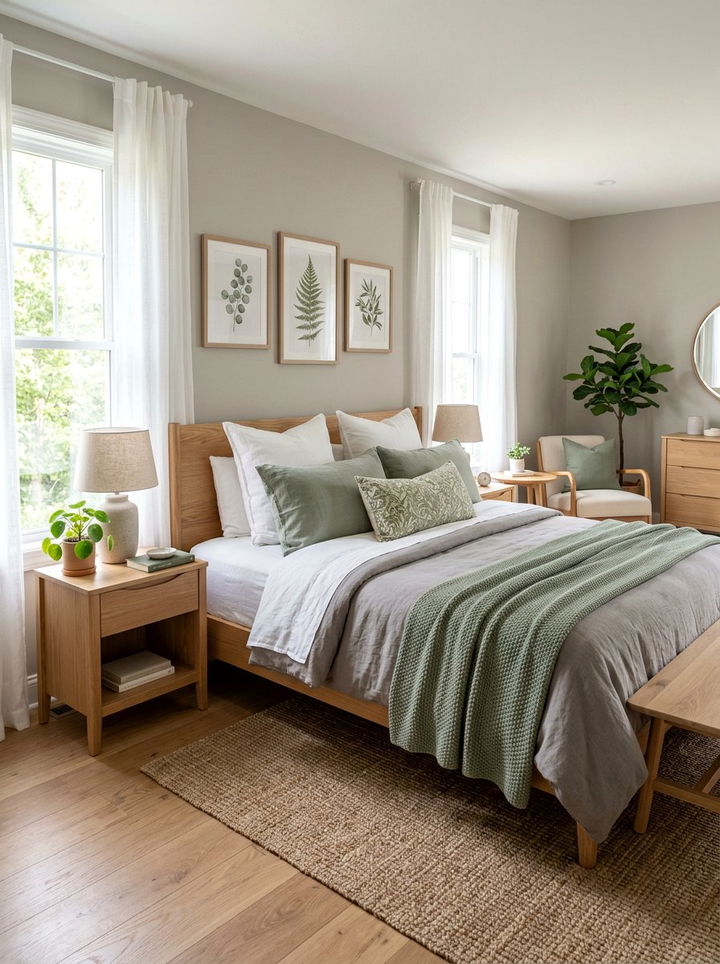 Gray And Sage Bedroom - 30 warm gray bedroom ideas
