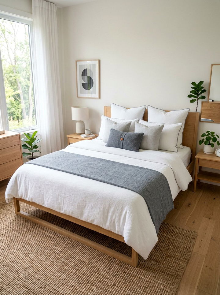 Gray And White Bedding Aesthetic - 30 bedroom gray bedding ideas