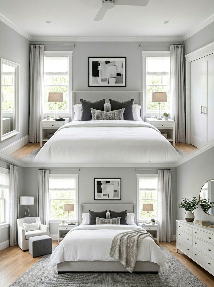 Gray And White Master Bedroom - 30 modern gray bedroom ideas