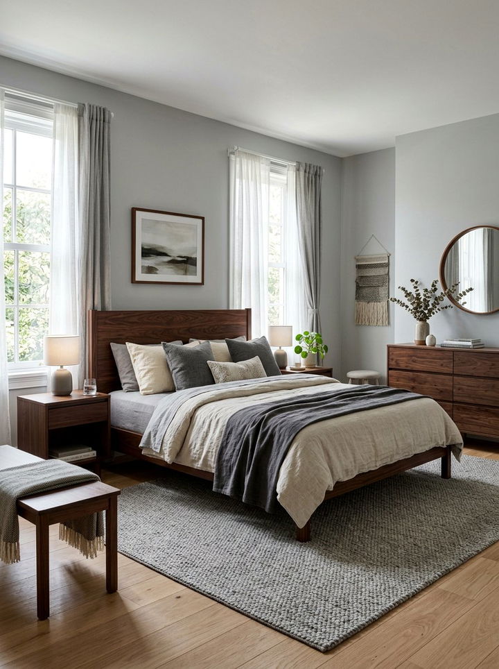 Gray And Wood Bedroom - 30 gray bedroom design ideas