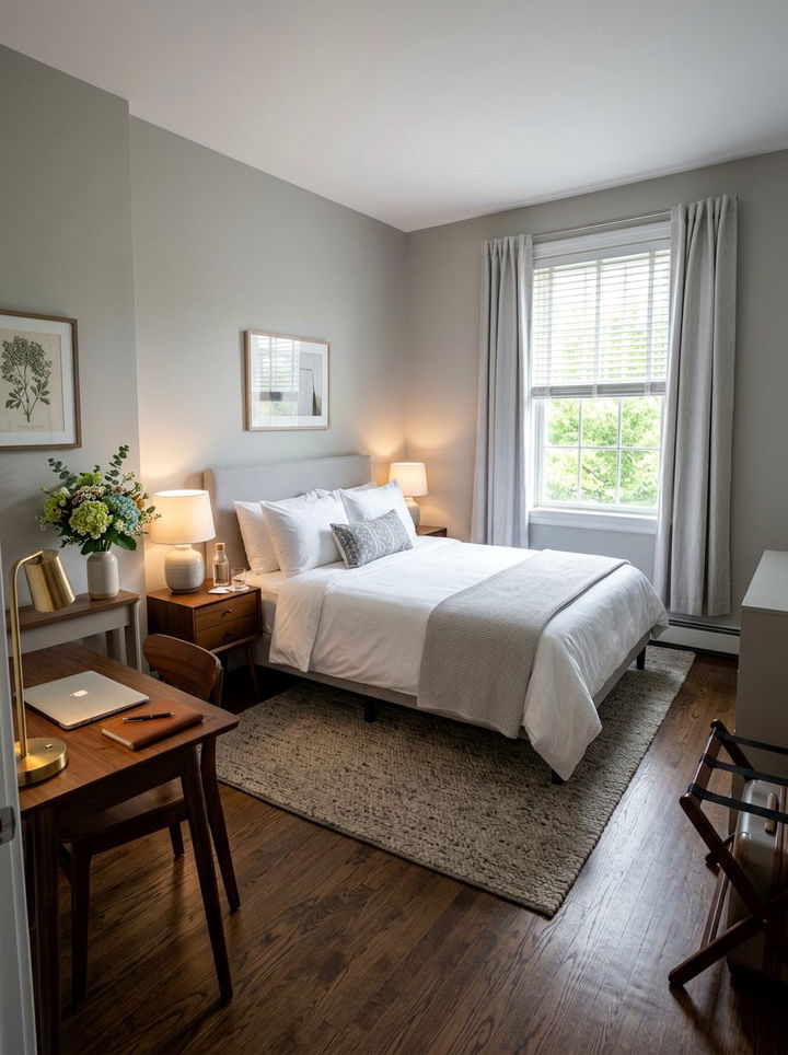 Gray Guest Bedroom - 30 bedroom gray walls