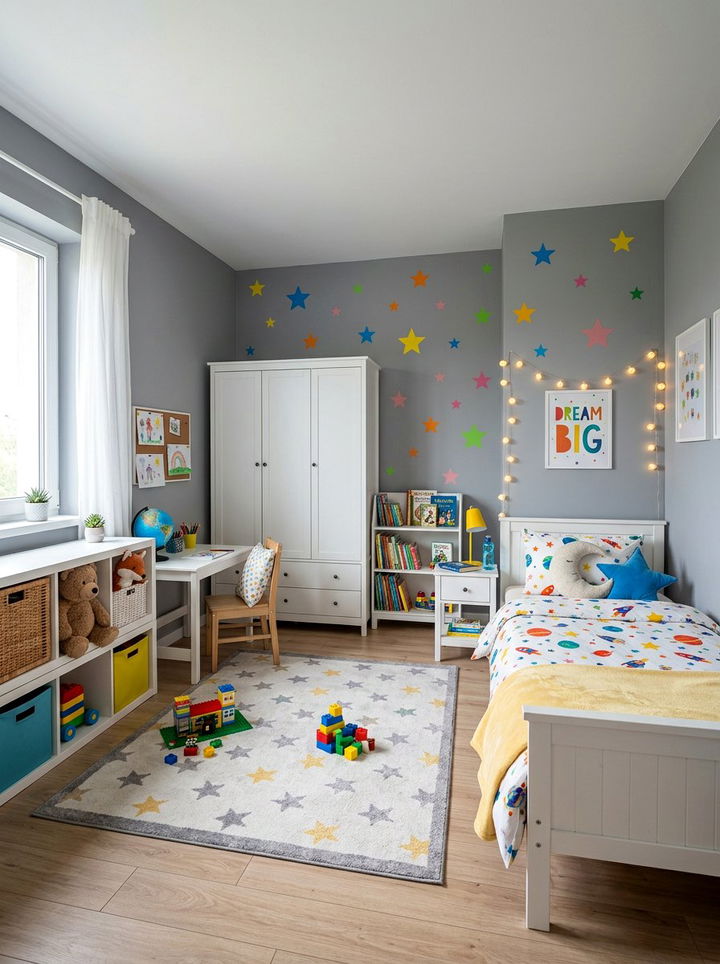 Gray Kids Bedroom - 30 bedroom gray walls