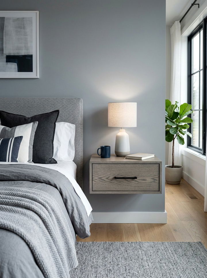 30 Bedroom Floating Nightstands for a Minimalist Look