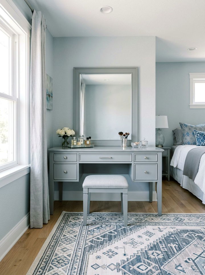 Gray Painted Vanity Set - 30 bedroom vanity tables