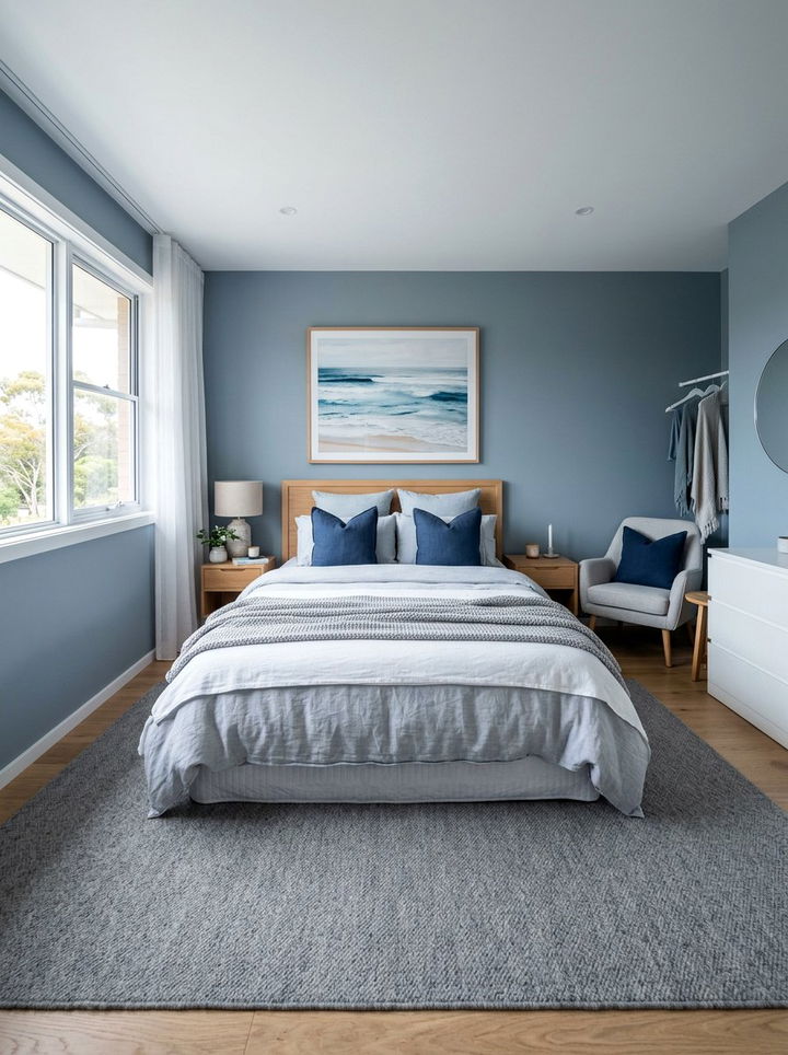 Gray Scandinavian Bedroom Blue Undertones - 30 scandinavian gray bedroom ideas
