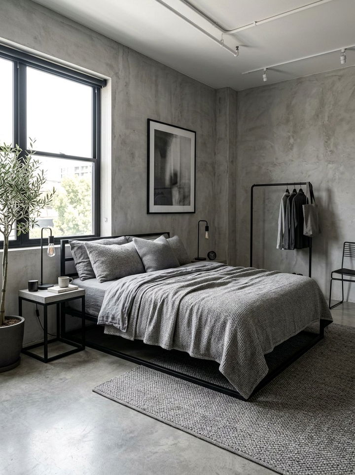 Gray Textured Coverlet - 30 bedroom bedding ideas