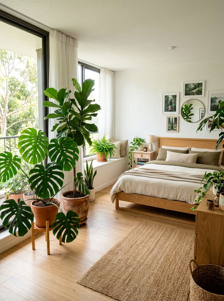 Green Bedroom Plants - 30 bedroom customizable ideas