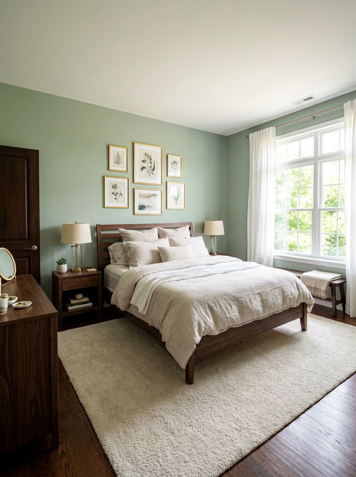 Green Bedroom Walls - 30 bedroom refresh ideas