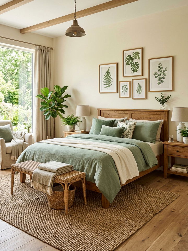 Green King Bed Decor - 30 king size bedroom ideas