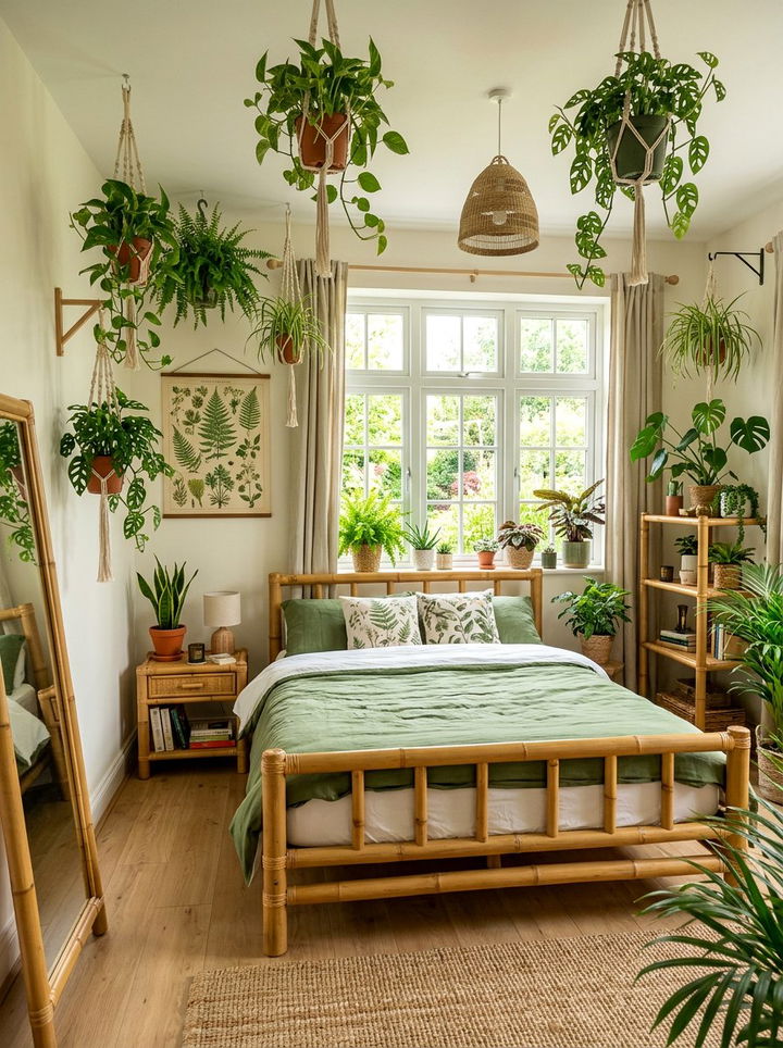 Green Plant Themed Bedroom - 30 tween bedroom ideas