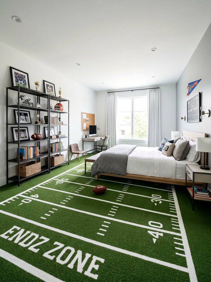 30 Exciting Football Bedroom Ideas for Every Die-Hard Fan