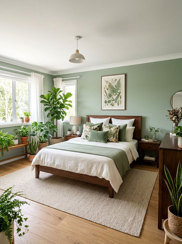 Green master bedroom - 30 main bedroom ideas