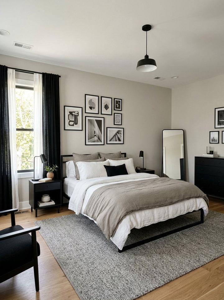 Greige And Black Bedroom Accents - 30 greige bedroom ideas