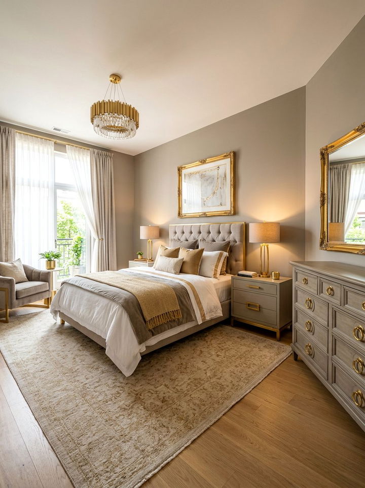 Greige And Gold Bedroom Finish - 30 greige bedroom ideas