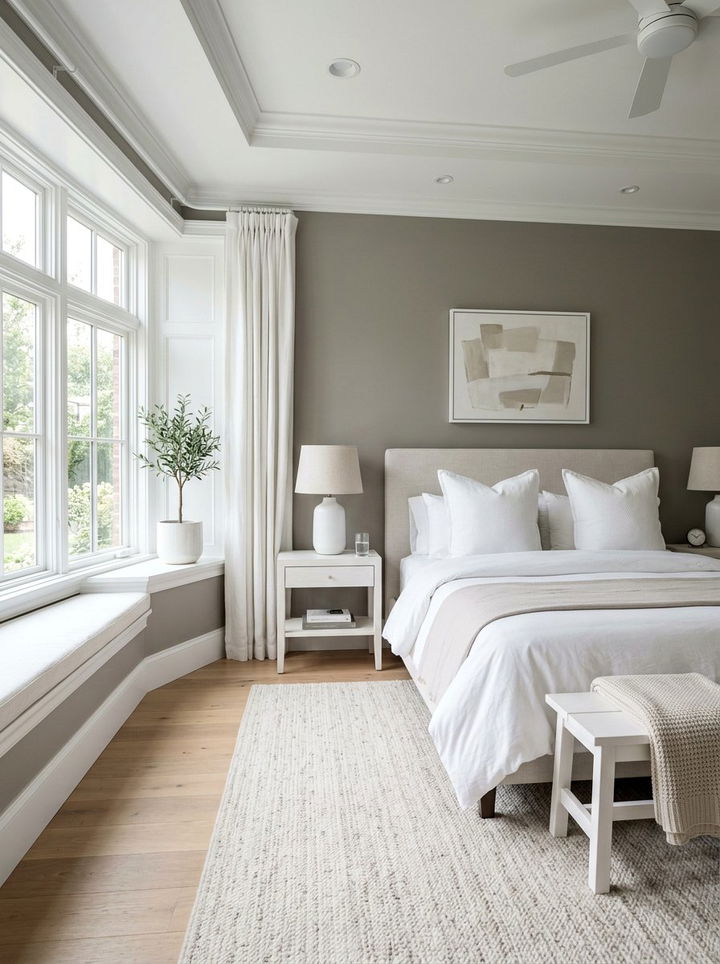 Greige And White Bedroom Decor - 30 greige bedroom ideas