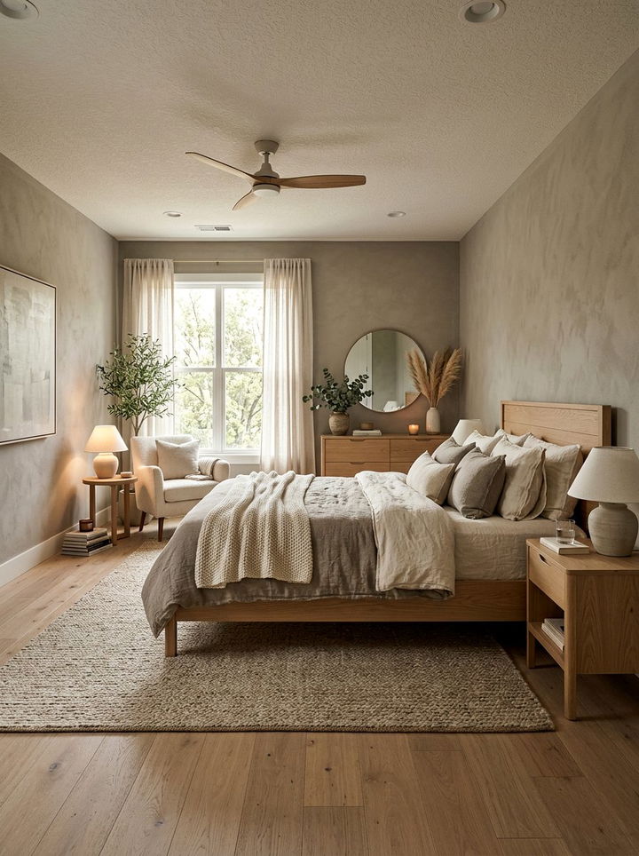 Greige Contemporary Bedroom - 30 contemporary gray bedroom ideas