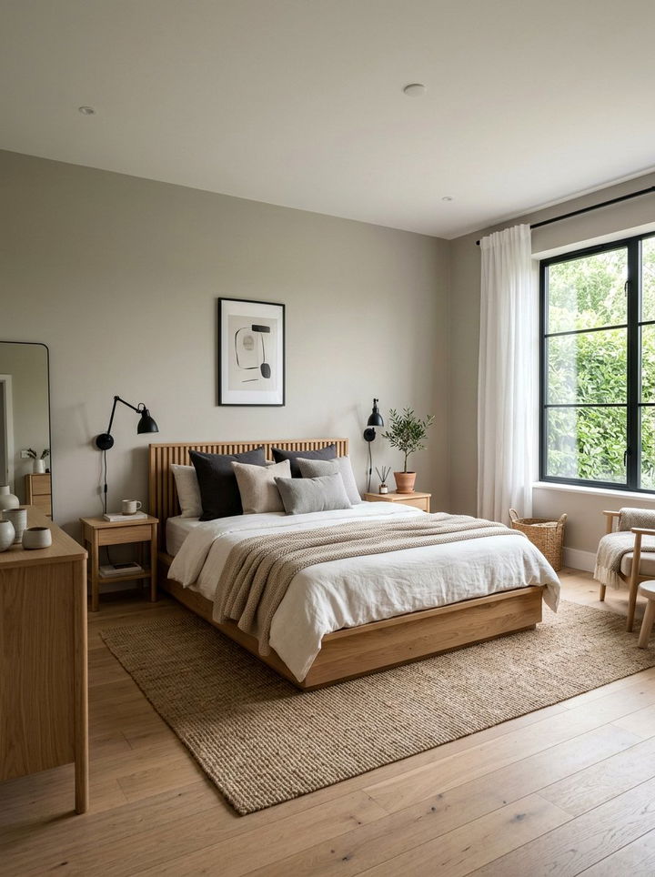 Greige Japandi Bedroom - 30 japandi bedroom color ideas