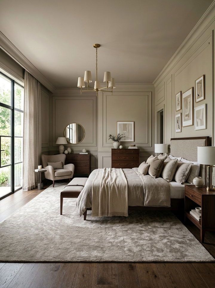Greige bedroom - 30 luxurious bedroom color ideas