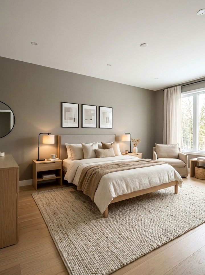 Greige bedroom paint color - 30 bedroom paint color ideas