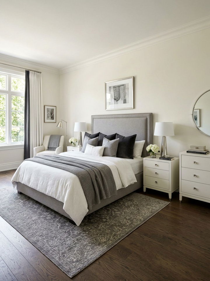 Grey And Antique White Bedroom - 30 antique white bedroom ideas