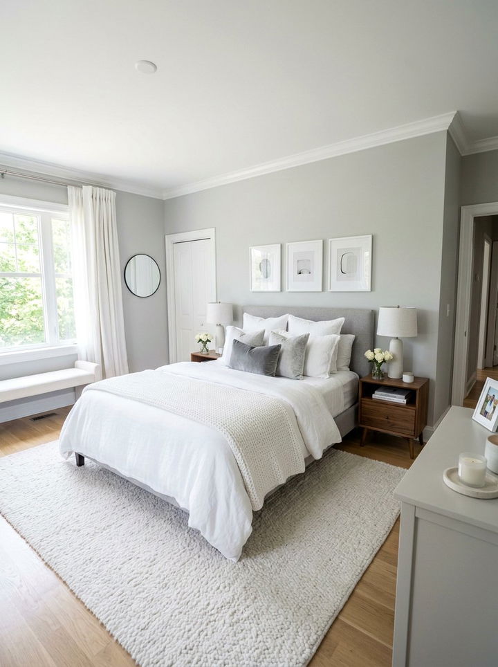 Grey And White Bedroom - 30 grey bedroom ideas