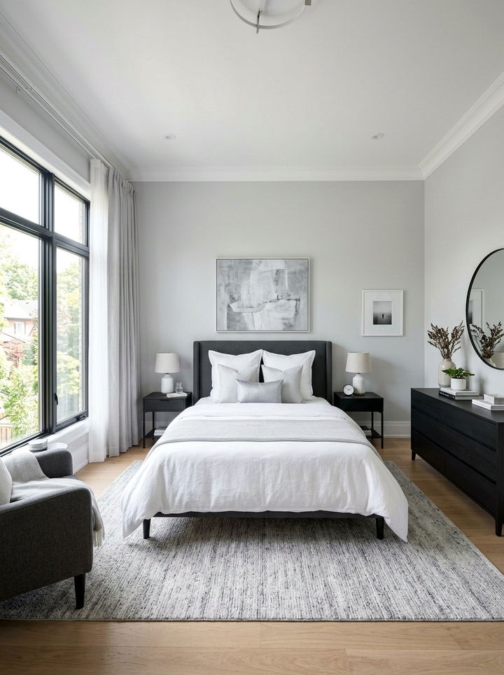Grey And White Bedroom - 30 bright bedroom ideas