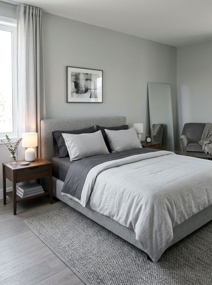 Grey Flat Sheet - 30 bedroom flat sheets