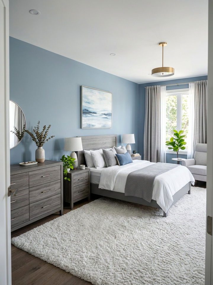 Grey Wood Grain Furniture - 30 mid-century glam bedroom ideas