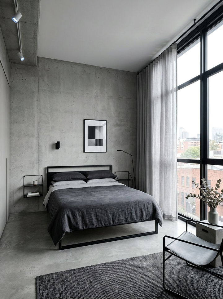 Grey sheer curtains - 30 bedroom sheer curtains