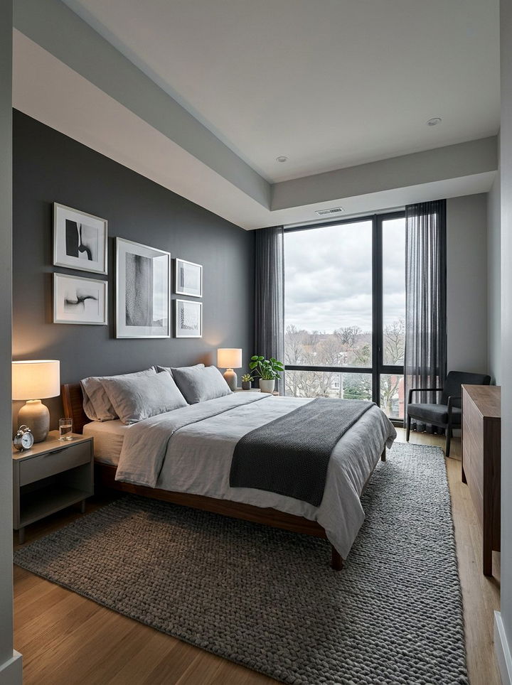 Grey sky bedroom - 30 sky inspired bedroom color ideas