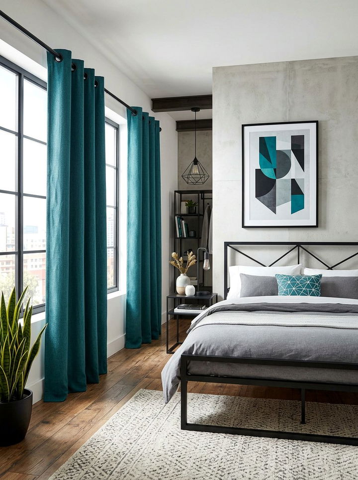 Grommet Top Panels - 30 bedroom drapes