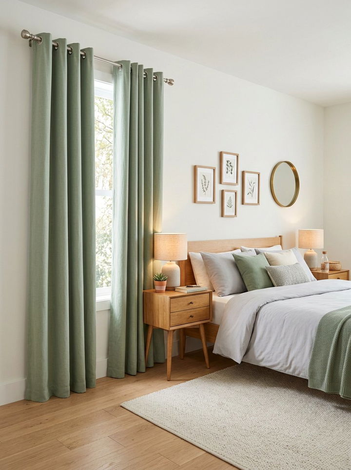 Grommet top blackout curtains - 30 bedroom blackout curtains