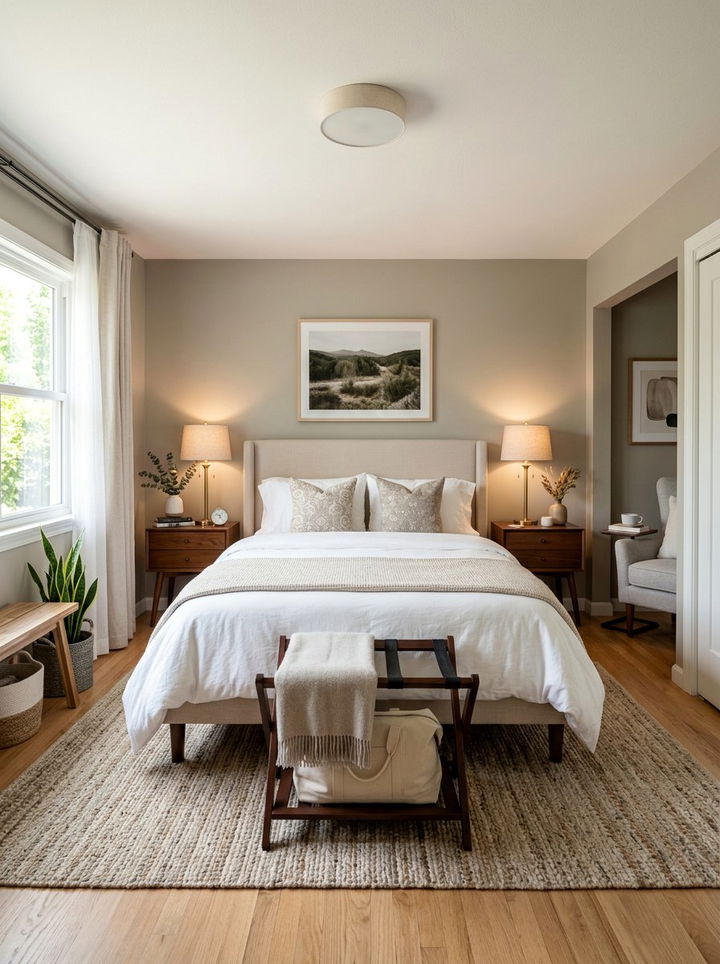 Guest Bedroom Layout - 30 bedroom space planning ideas