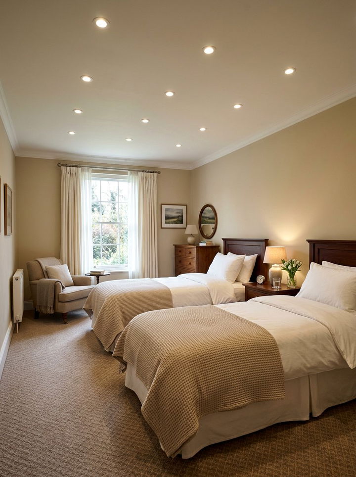 Guest Bedroom Recessed Lighting - 30 bedroom recessed lighting ideas