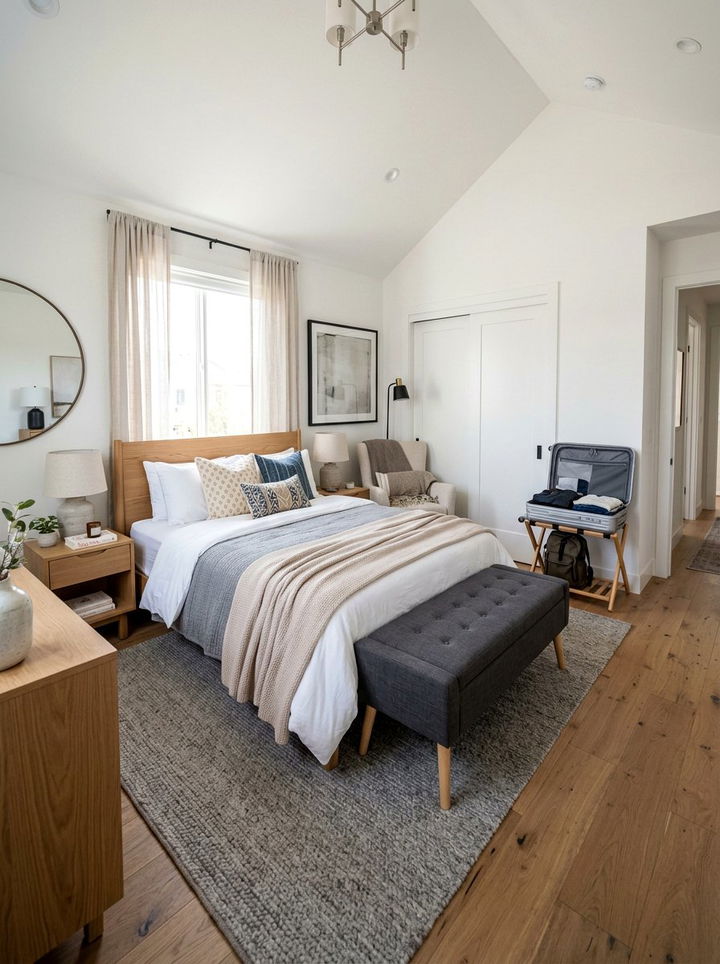 Guest Bedroom With Bench - 30 guest bedroom ideas