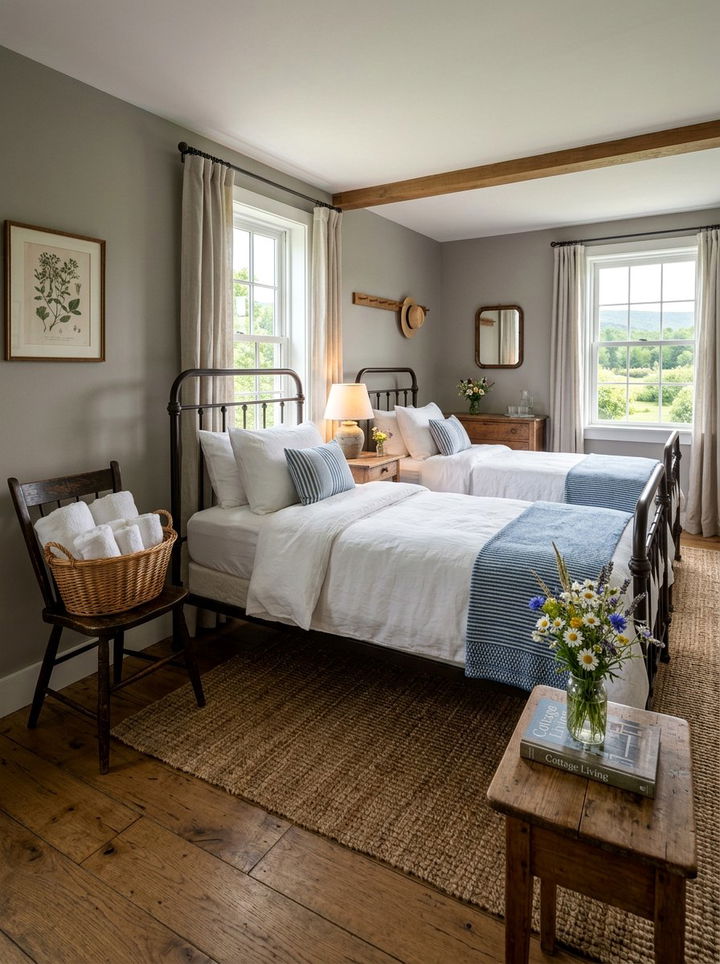 Guest Farmhouse Bedroom - 30 farmhouse bedroom ideas