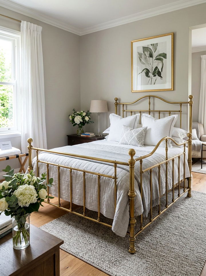 Guest Room Brass Bed - 30 bedroom brass beds