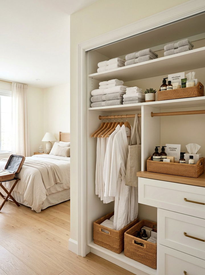 Guest Room Closet Organization - 30 bedroom closet shelving ideas