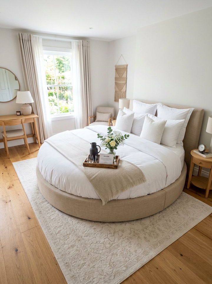 Guest Room Round Bed - 30 bedroom round beds