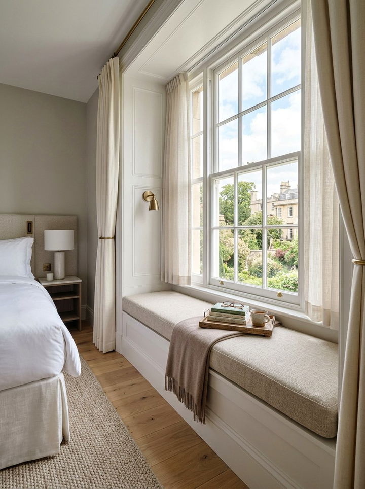 Guest Room Window Seat - 30 bedroom window seat ideas
