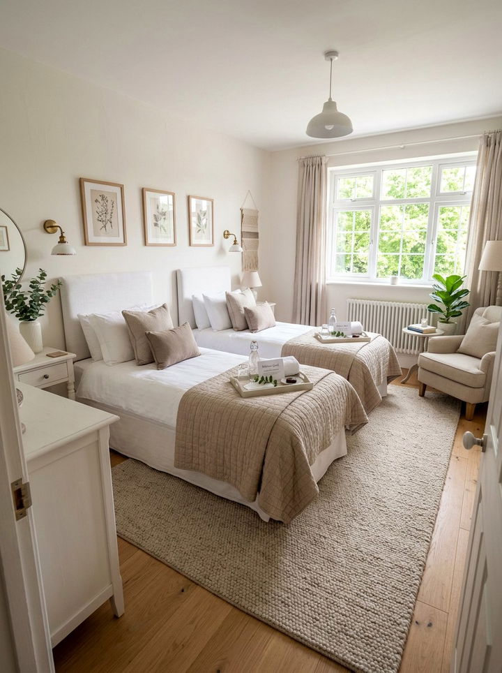 Guest Taupe And White Bedroom - 30 taupe and white bedroom ideas