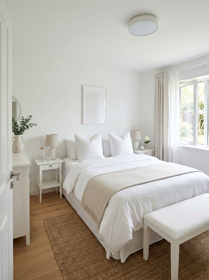 Guest White Bedroom - 30 all white bedroom ideas