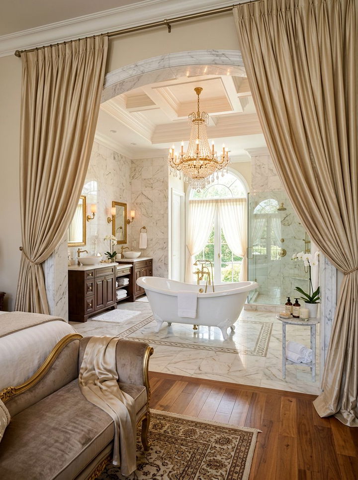 Guest bedroom to luxury bathroom - 30 bedroom to bathroom conversion ideas