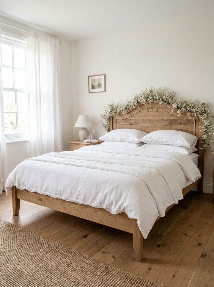 Gypsophila Bedroom Garland - 30 bedroom dried flowers