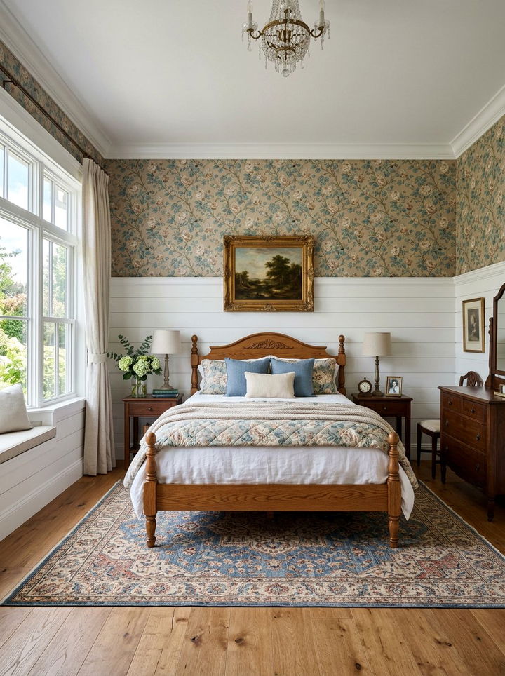 Half wall shiplap bedroom - 30 bedroom shiplap walls