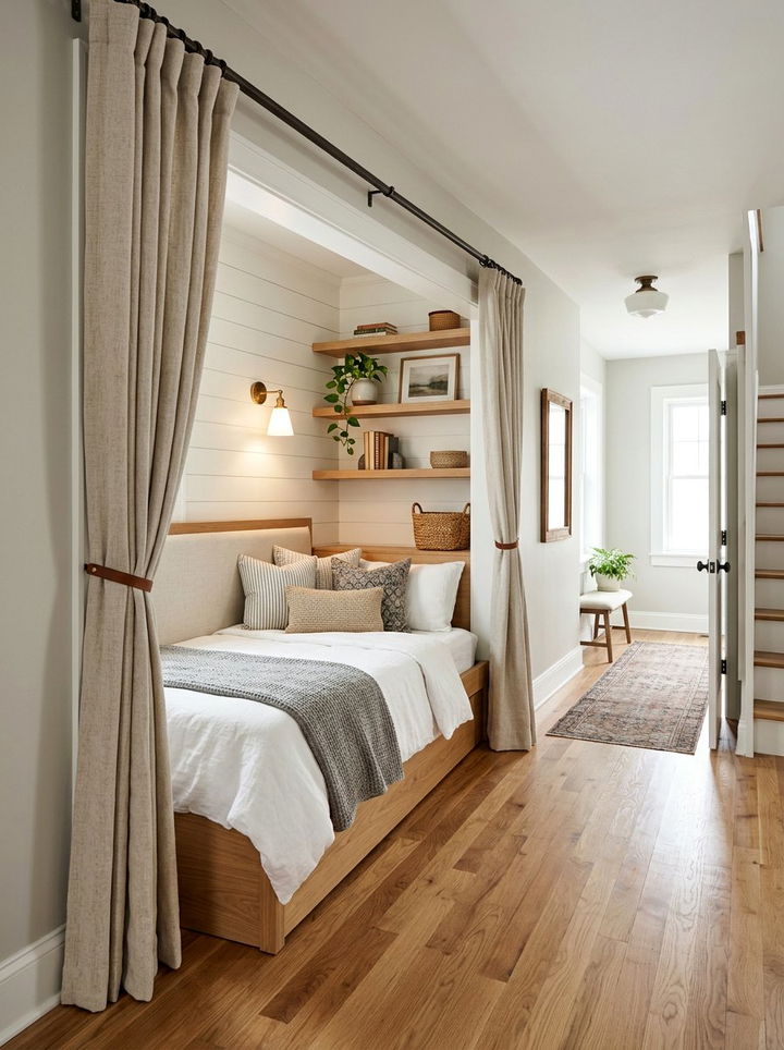 Hallway Alcove Bedroom - 30 room to bedroom conversion ideas