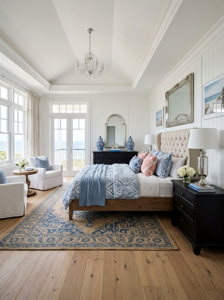 Hamptons Style Bedroom - 30 beach house bedroom ideas