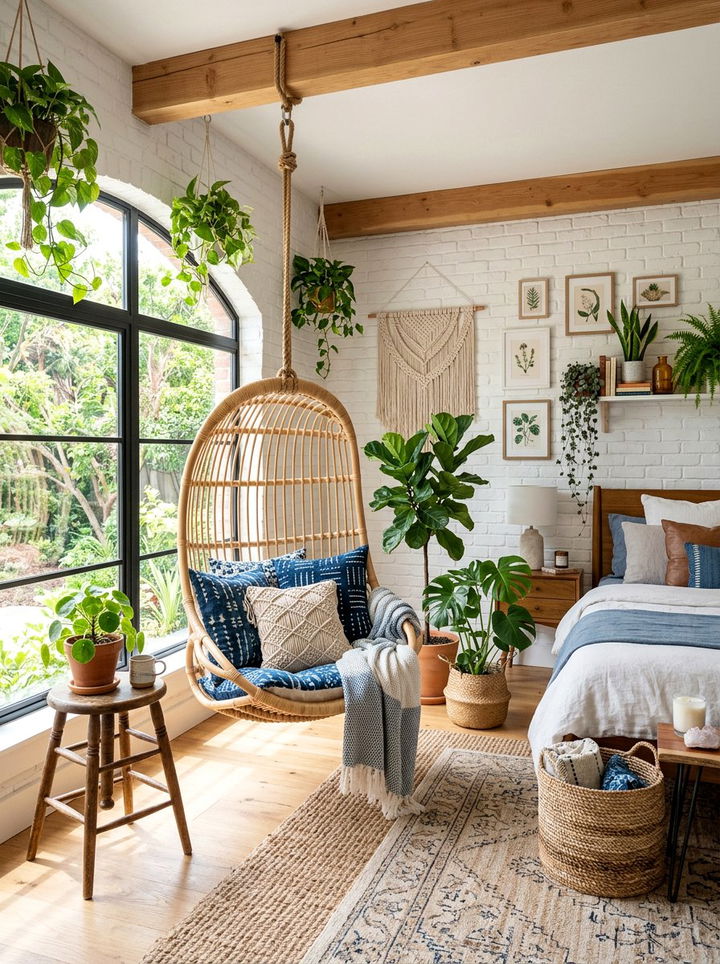 Hanging Chair Bedroom - 30 surfing bedroom ideas