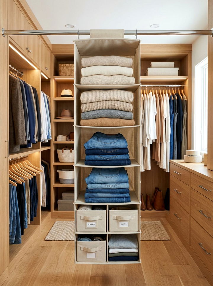 Hanging Closet Shelves - 30 bedroom hanging organizers